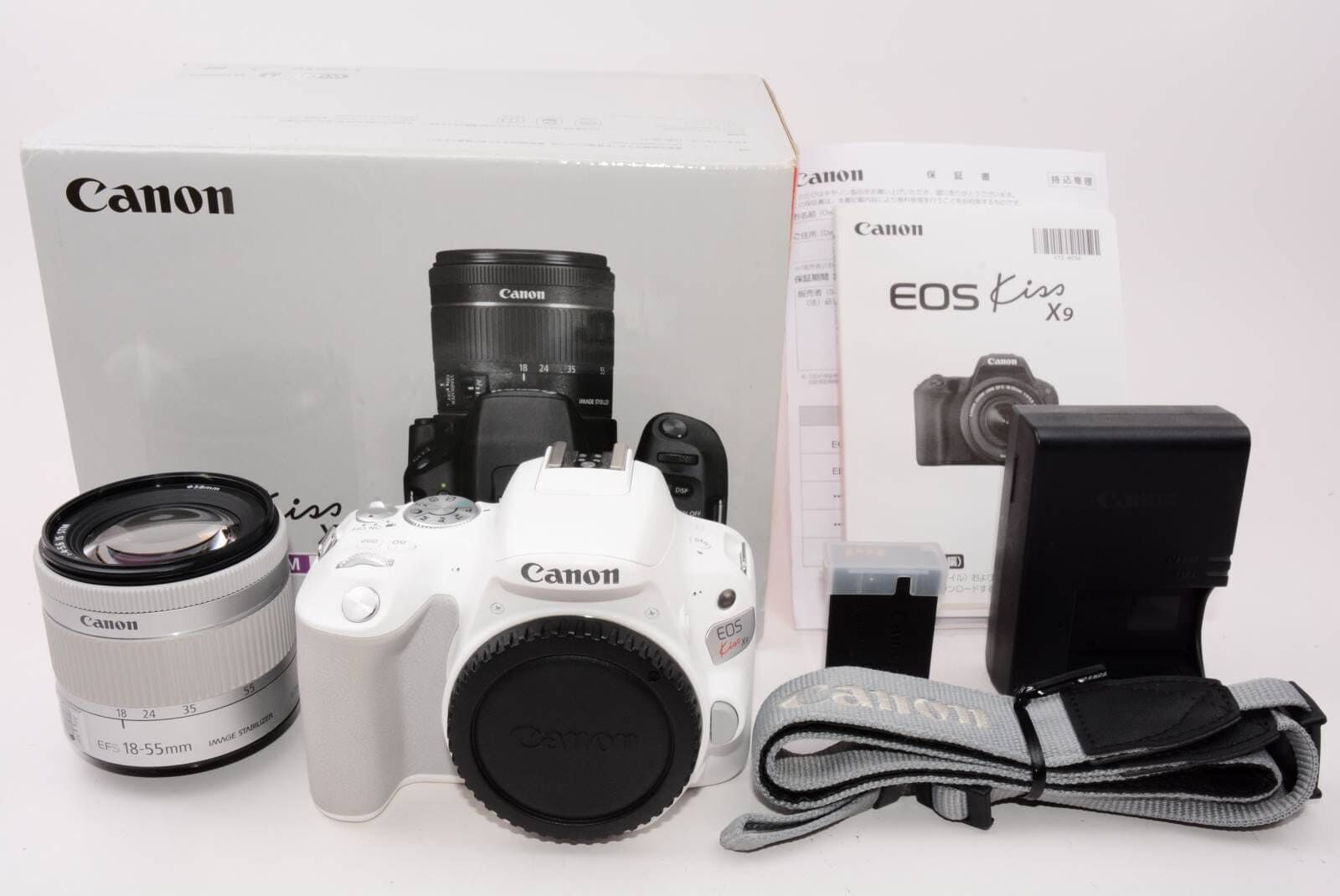 Canon キャノン デジタル一眼レフカメラ EOS Kiss X9 EF-S18-55 IS STM レンズキット