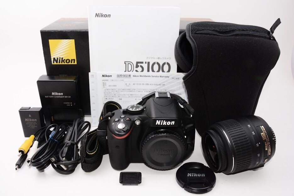 Nikon ニコン デジタル一眼レフカメラ D5100 18-55VR レンズキット