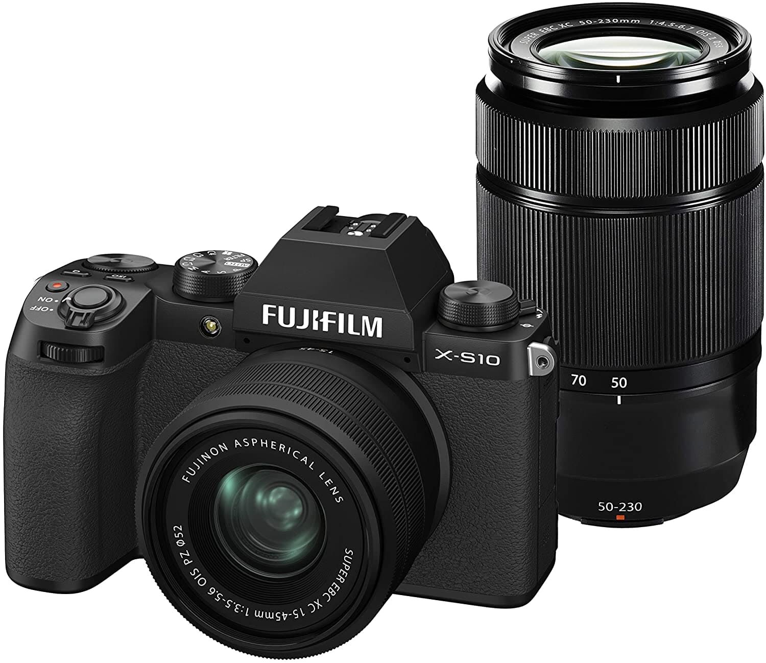 FUJIFILM 富士フイルム ミラーレスデジタルカメラ X-S10 Wズームレンズキット