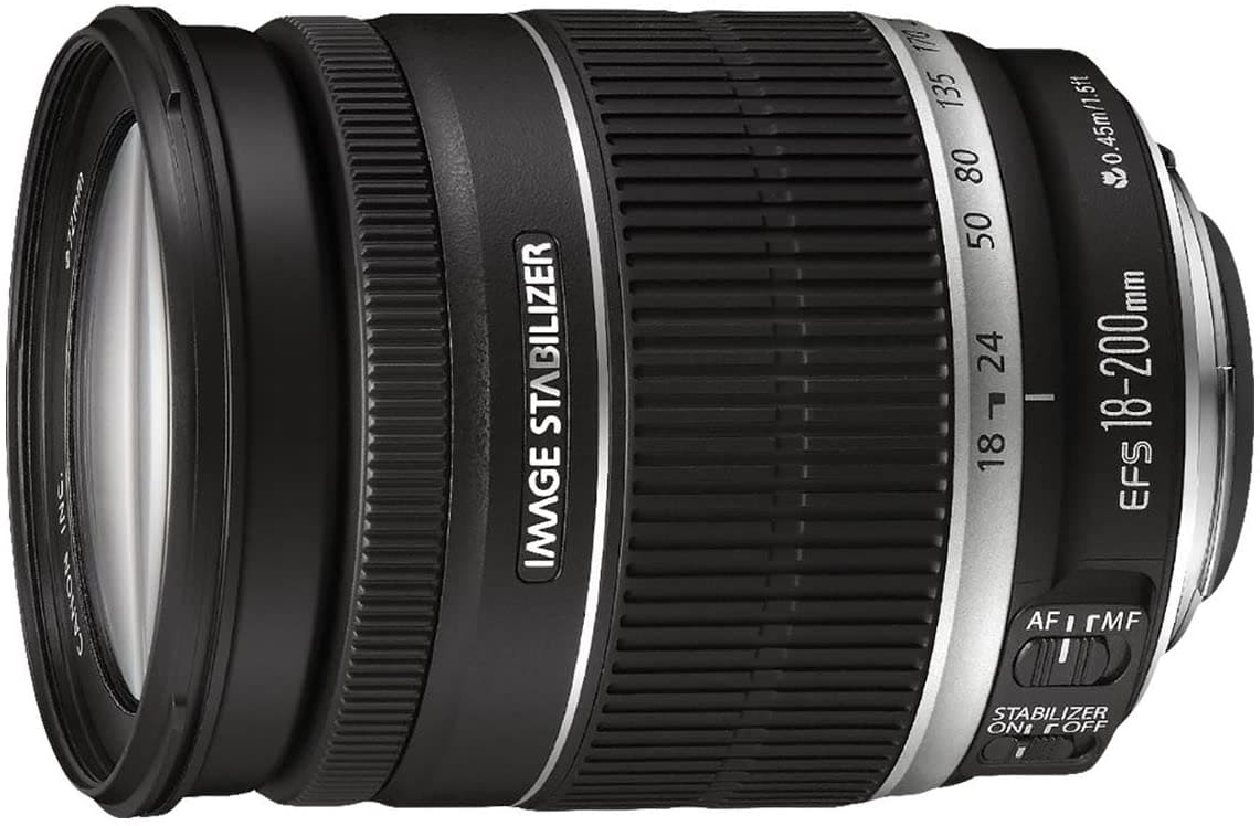 Canon キャノン 望遠ズームレンズ EF-S18-200mm F3.5-5.6 IS APS-C対応
