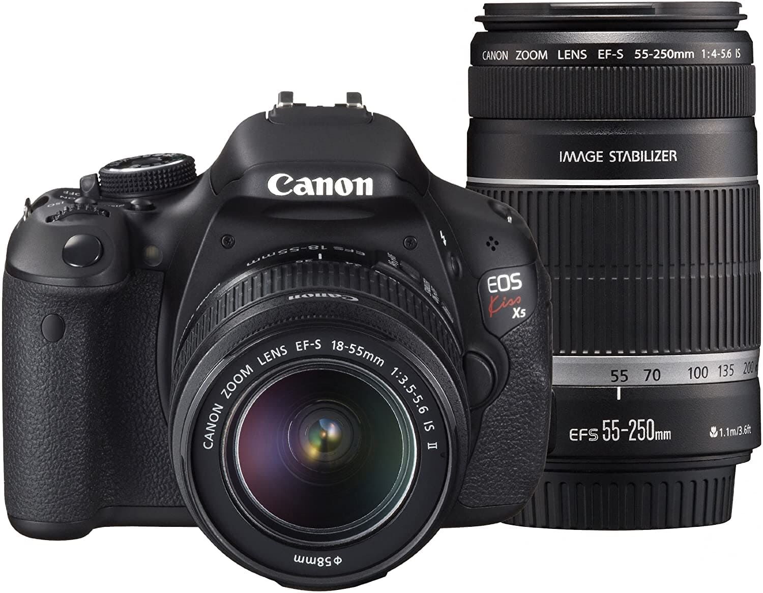 Canon キャノン デジタル一眼レフカメラ EOS Kiss X5 ダブルズームキット EF-S18-55ｍｍ/EF-S55-250ｍｍ付属 KISSX5-WKIT