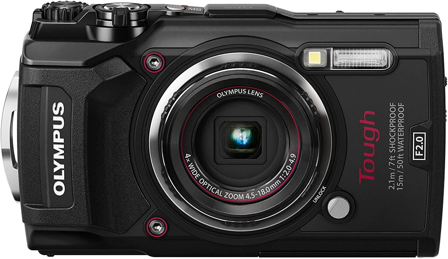 OLYMPUS オリンパス デジタルカメラ Tough TG-5 ブラック 1200万画素CMOS F2.0 15m 防水 100kgf耐荷重 GPS+電子コンパス&内蔵Wi-Fi TG-5 BLK