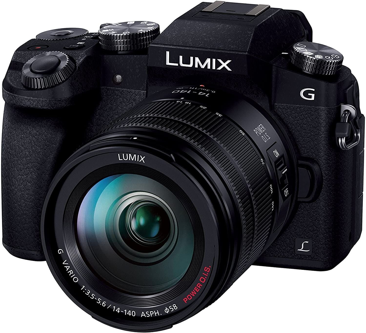 Panasonic パナソニック ミラーレス一眼カメラ ルミックス G7 レンズキット 高倍率ズームレンズ付属 1600万画素 ブラック