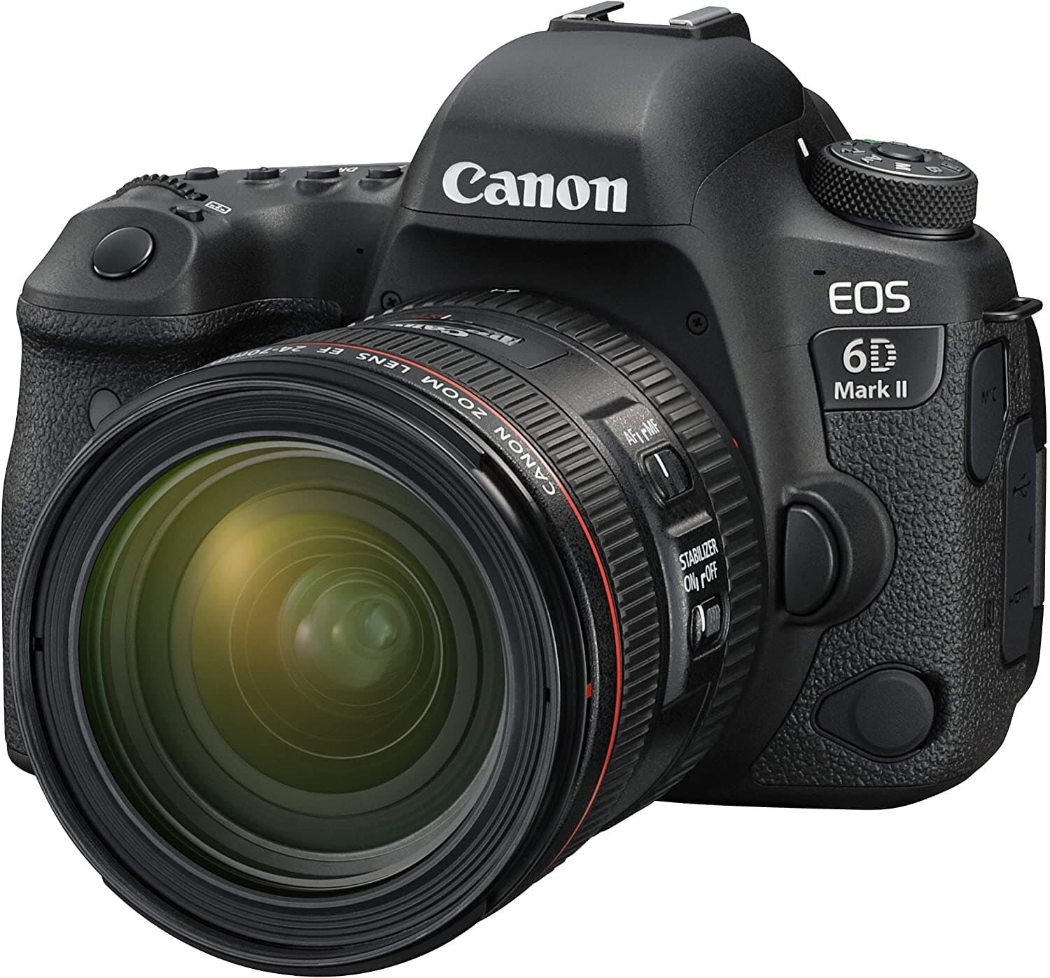 Canon デジタル一眼レフカメラ EOS 6D Mark II EF24-70 F4L IS USM レンズキット