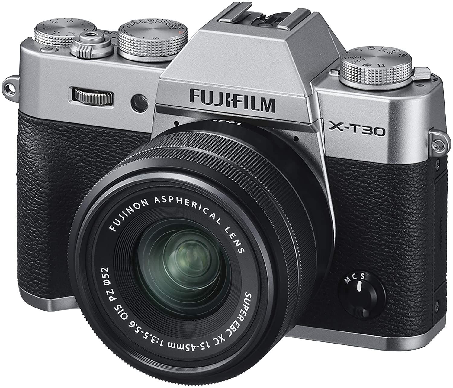 FUJIFILM 富士フイルム ミラーレス一眼カメラ X-T30XC レンズキット シルバー
