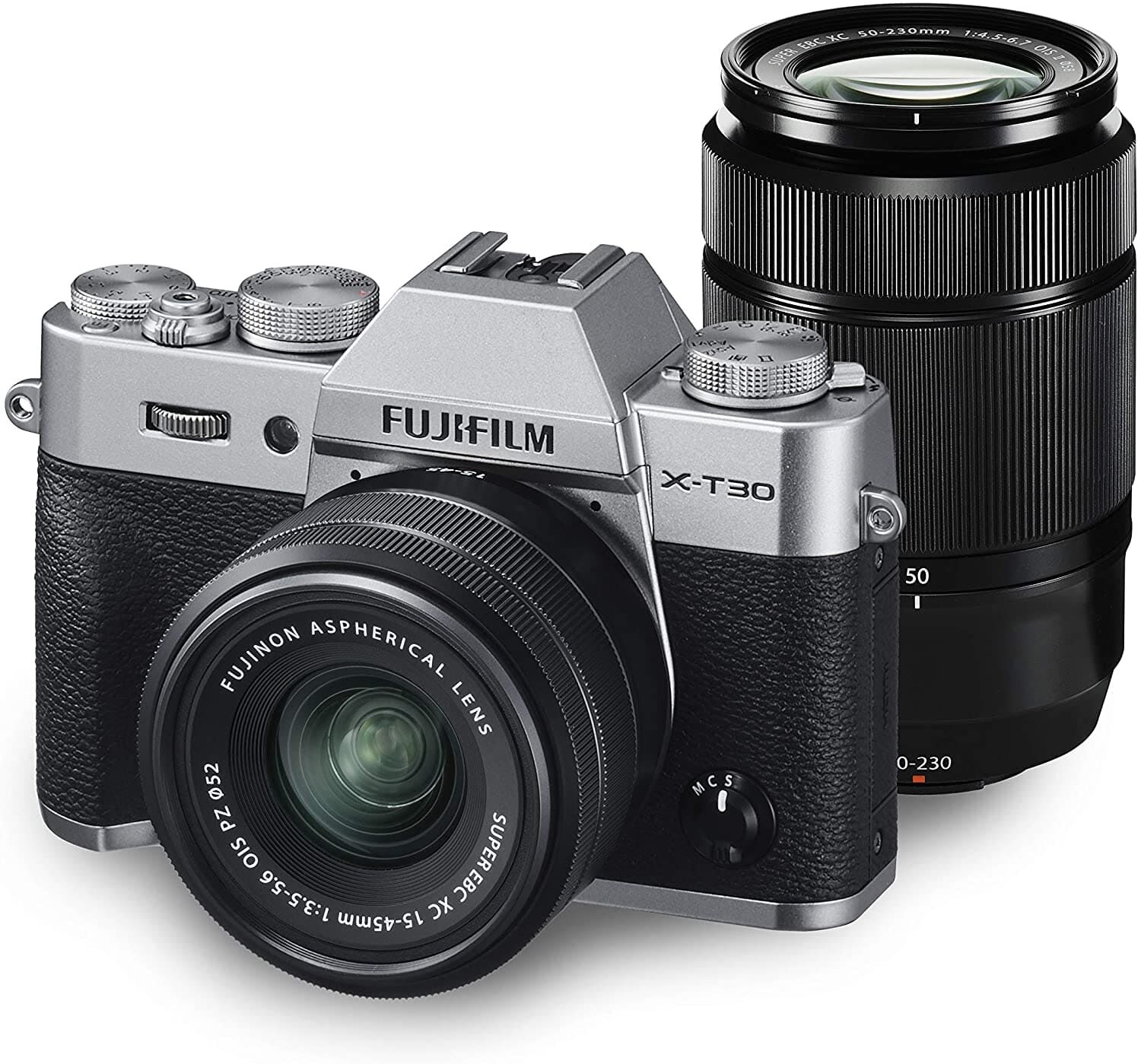FUJIFILM 富士フイルム ミラーレス一眼カメラ X-T30ダブルズームレンズキット シルバー