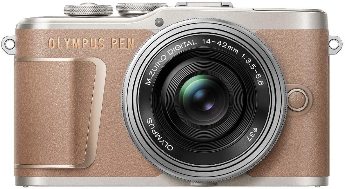 OLYMPUS オリンパス ミラーレス一眼カメラ PEN E-PL10 14-42mm EZレンズキット ブラウン