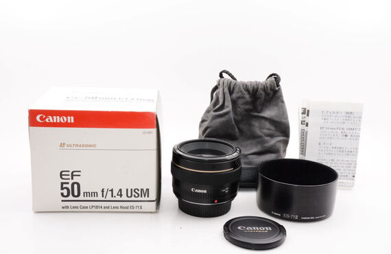 梅田おすすめ Canon キャノン 単焦点レンズ EF50mm F1.4の高い買取価格 売るなら百獣のカメラ買取王が高価買い取り