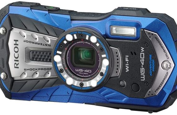 新潟のおすすめ RICOHリコー 防水デジタルカメラ WG-40W ブルー の高い買取価格 売るなら百獣の買取王が高価買い取り 