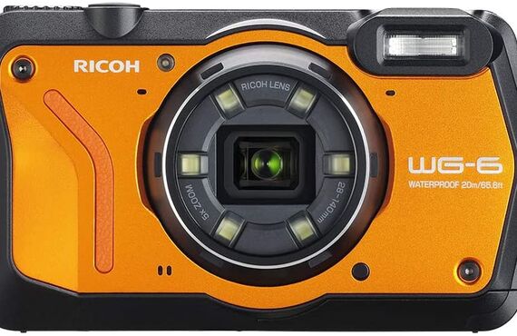 新潟のおすすめ RICOH リコー WG-6 オレンジ 本格防水カメラ の高い買取価格 売るなら百獣の買取王が高価買い取り 