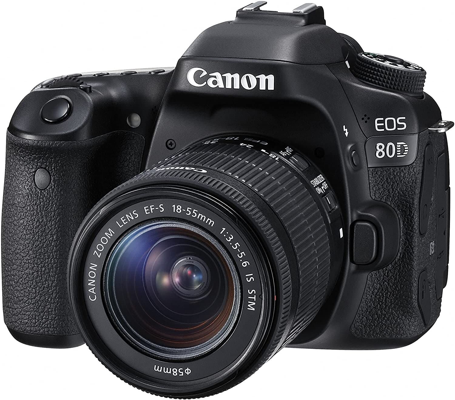 Canon キャノン デジタル一眼レフカメラ EOS 80D レンズキット EF-S18-55mm F3.5-5.6 IS STM 付属 EOS80D1855ISSTMLK
