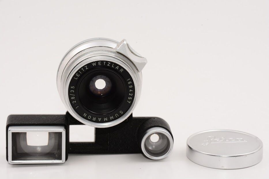 Leica ライカ ズマロン 35mm ｆ2.8 メガネ付き 純正メタルキャップ