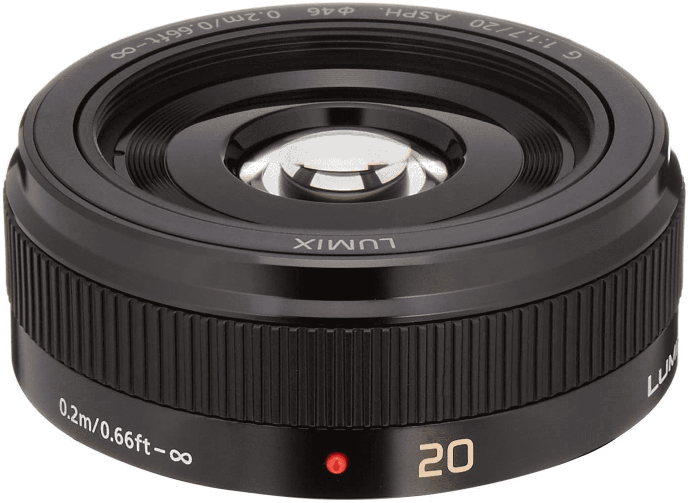 Panasonic パナソニック 単焦点レンズ マイクロフォーサーズ用 ルミックス G 20mm/F1.7 II ASPH. ブラック H-H020A-K
