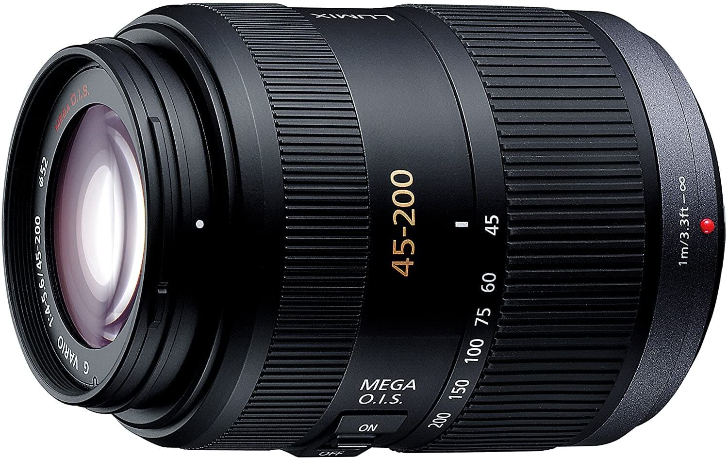 Panasonic パナソニック 望遠ズームレンズ マイクロフォーサーズ用 ルミックス G VARIO 45-200mm/F4.0-5.6/MEGA O.I.S. H-FS045200