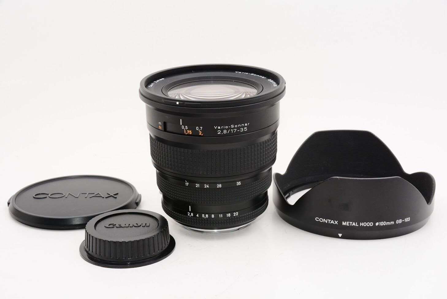 CONTAX コンタックス Carl Zeiss カールツァイス N ヴァリオゾナー 17-35/2.8 キャノンマウント改造 