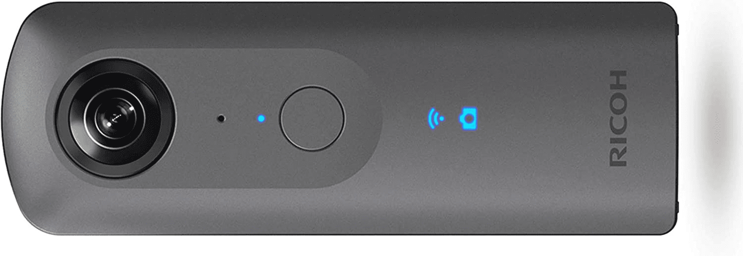 RICOH リコー THETA V メタリックグレー 360度カメラ 手ブレ補正機能搭載 4K動画 360度空間音声 Android OS搭載で機能拡張に対応 リコーシータ独自の高精度なスティッチング技術で高画質で自然な360度撮影 ビジネスシーンで大活躍 910725