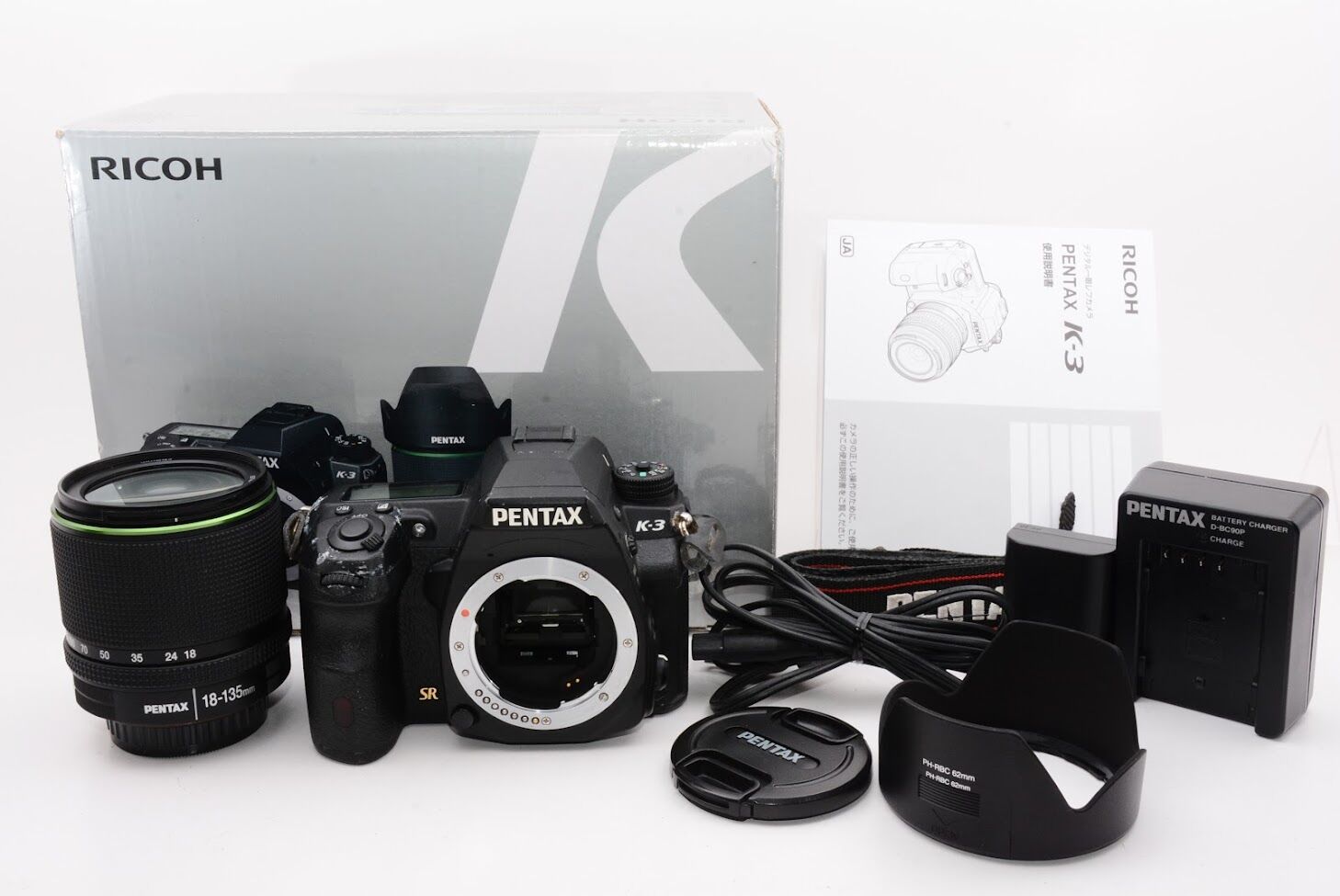 PENTAX ペンタックス デジタル一眼レフカメラ K-3 18-135WR レンズキット ブラック