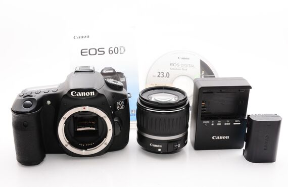 姫路のおすすめ Canon キャノン EOS 60D + EF-S 18-55mm 3.5-5.6 USMの買取価格 売るなら百獣の買取王が高価買い取り 