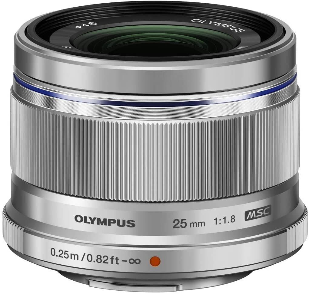 OLYMPUS オリンパス M.ZUIKO DIGITAL 25mm F1.8 シルバー マイクロフォーサーズ用 単焦点レンズ