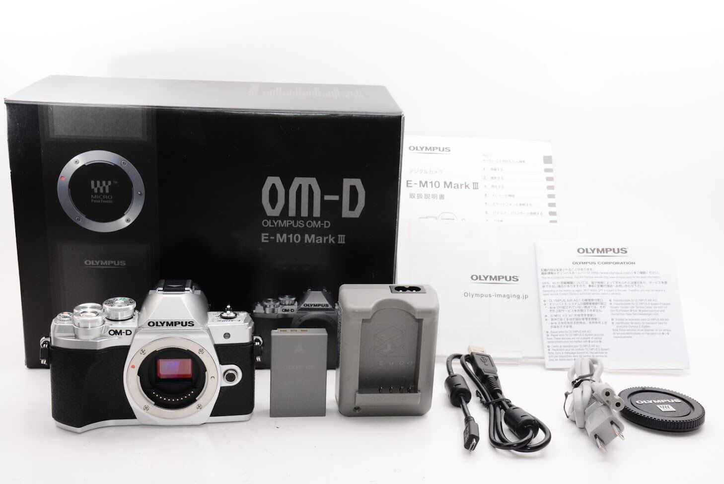 OLYMPUS オリンパス ミラーレス一眼カメラ OM-D E-M10 MarkIII ボディー シルバー
