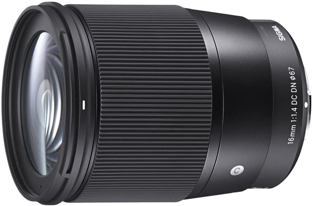 SIGMA シグマ 16mm F1.4 DC DN | Contemporary C017 | Sony Eマウント | APS-C/Super35 ミラーレス専用