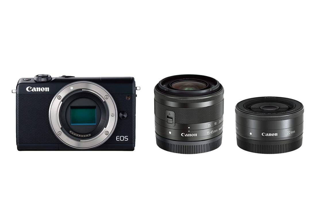 Canon キャノン ミラーレス一眼カメラ EOS M100 ダブルレンズキット