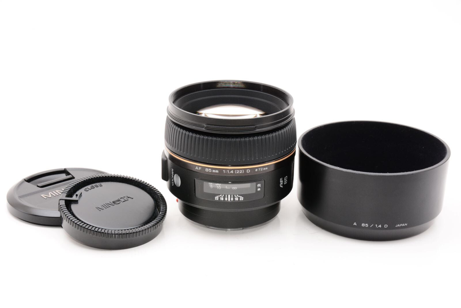 MINOLTA ミノルタ AF 85mm f1.4G (22)D