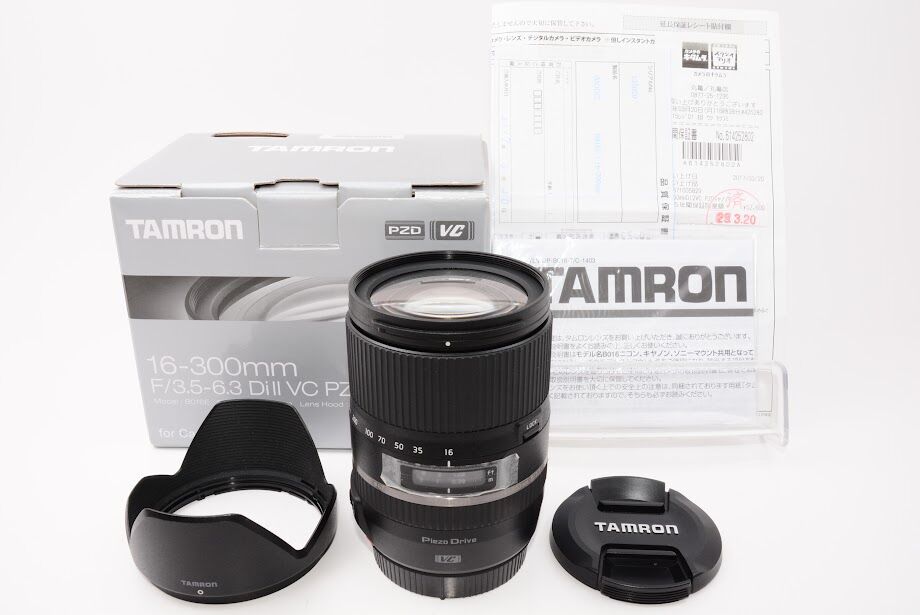 TAMRON タムロン 高倍率ズームレンズ 16-300mm F3.5-6.3 DiII VC PZD MACRO キヤノン用 APS-C専用 B016E