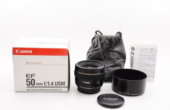 三木のおすすめ Canon キャノン EF50mm F1.4 USM の高い買取価格 売るなら百獣の買取王が高価買い取り 