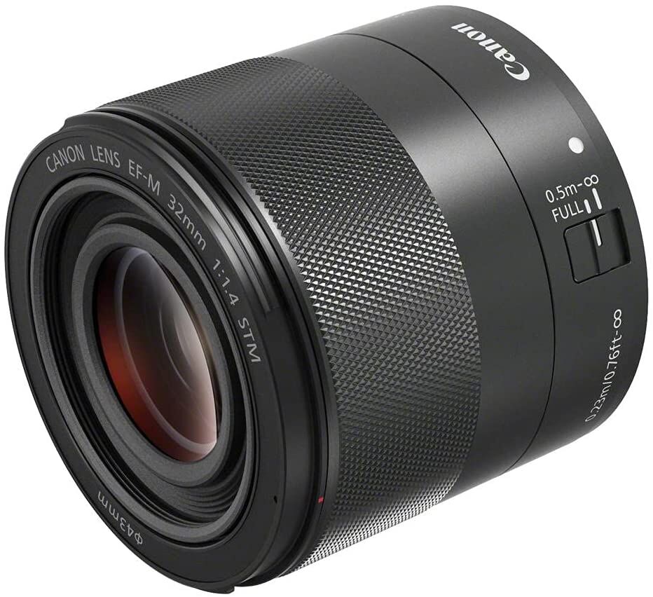 Canon キャノン 単焦点レンズ EF-M32mm F1.4 STM ミラーレス一眼対応 ブラック 全長56.5mm