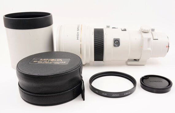 芦屋おすすめ MINOLTA ミノルタ AF APO TELE 400mm 1:4.5 32の買取価格 売るなら百獣のカメラ買取王が高価買い取り