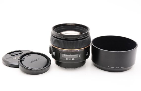 神戸市灘区のおすすめ MINOLTA ミノルタ AF 85mm f 1.4 の高い買取価格 売るなら百獣の買取王が高価買い取り 