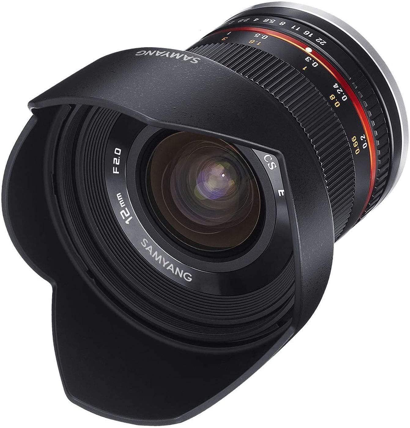 SAMYANG サムヤン 単焦点広角レンズ 12mm F2.0 ブラック フジフイルム X用 APS-C用