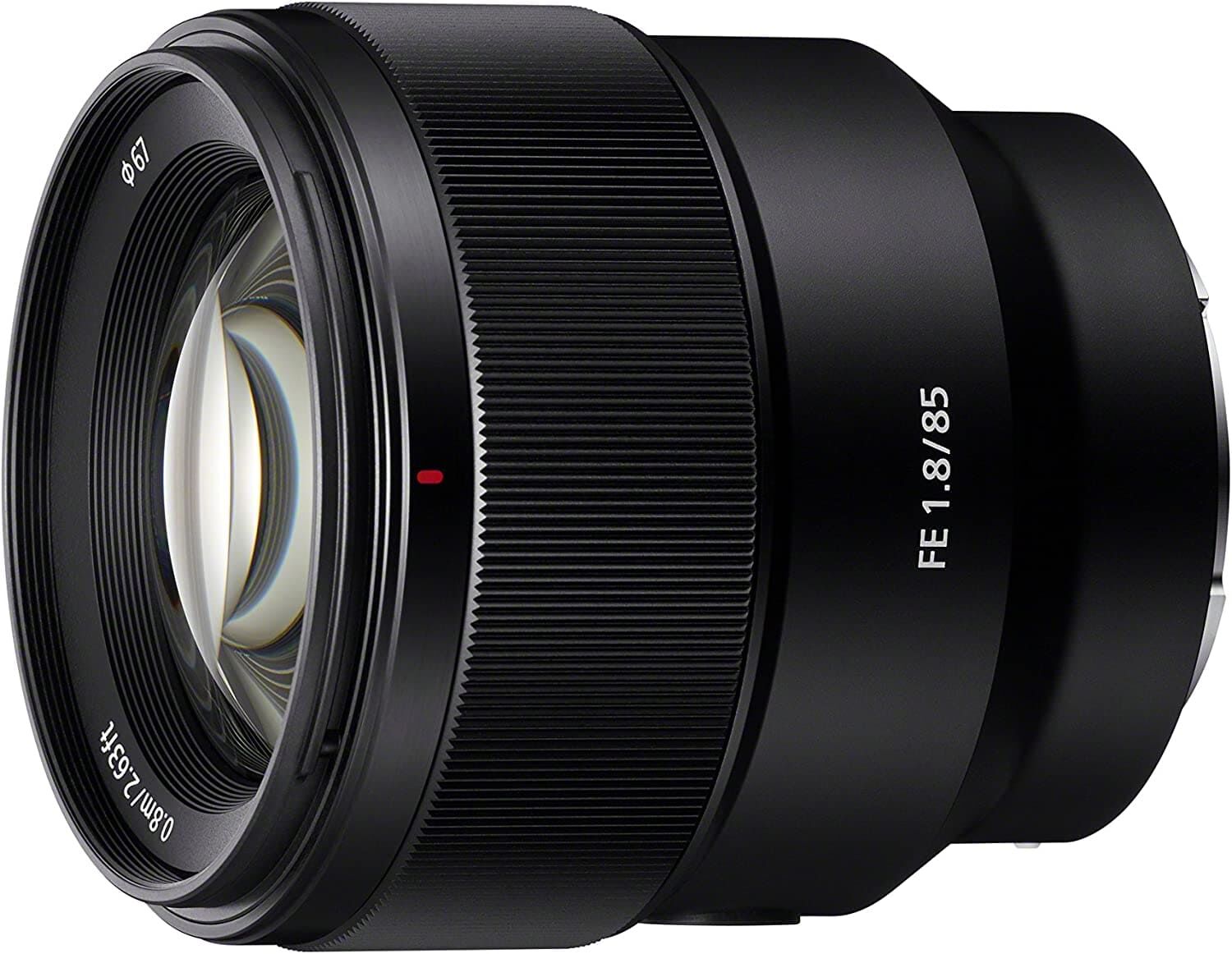 Sony ソニー SEL85F18 85mm F/1.8-22 ミディアム望遠固定プライムカメラレンズ ブラック