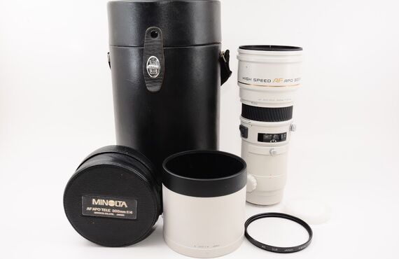 宝塚のおすすめ Minolta ミノルタ AF 300mm の高い買取価格 百獣のカメラ買取王が高価買い取り