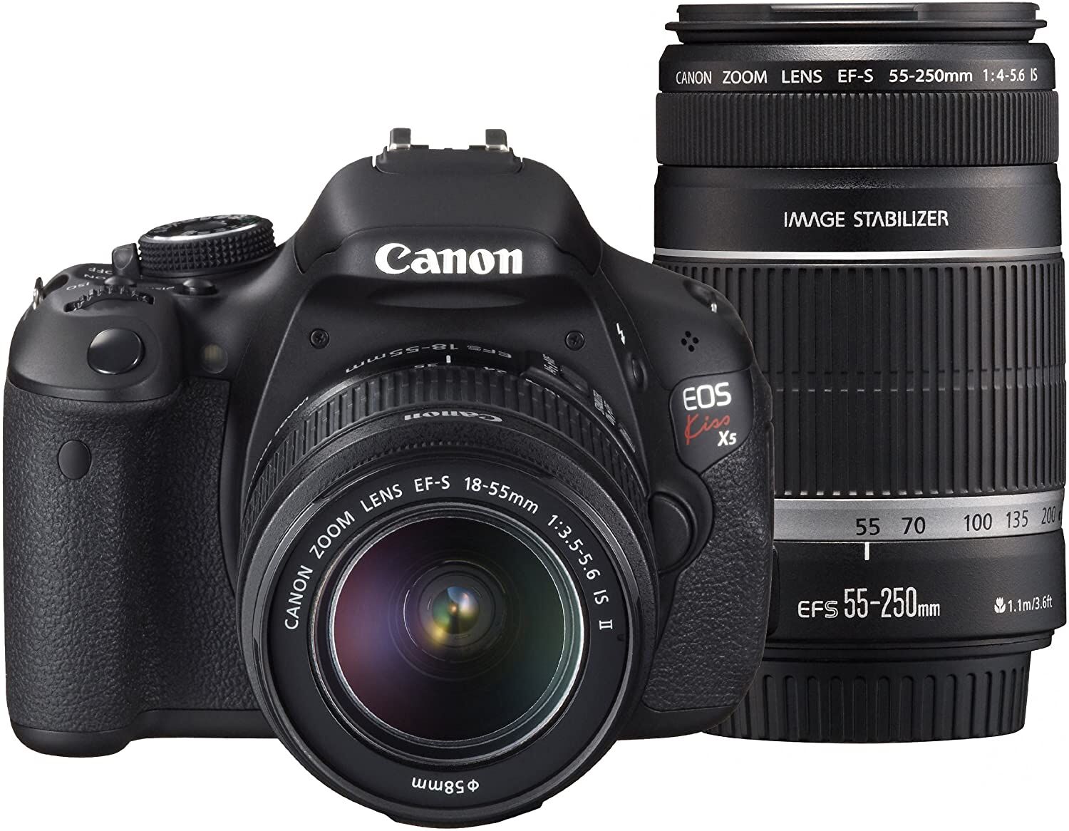 Canon キャノン デジタル一眼レフカメラ EOS Kiss X5 ダブルズームキット EF-S18-55/55-250