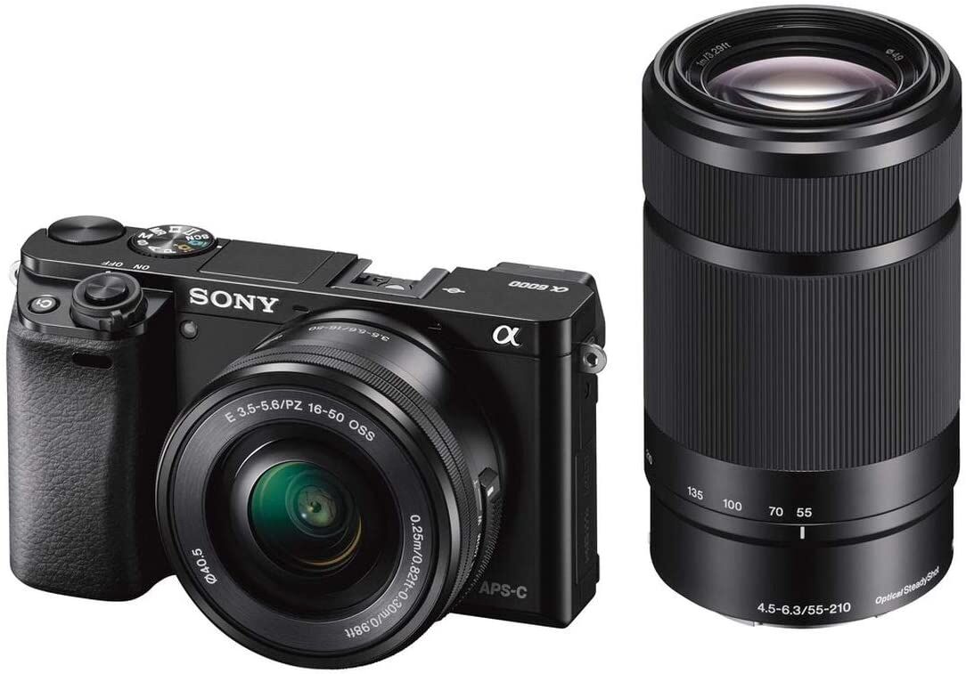 ソニー SONY ミラーレス一眼 α6000 ダブルズームレンズキット 16-50mm F3.5-5.6 55-210mm F4.5-6.3
