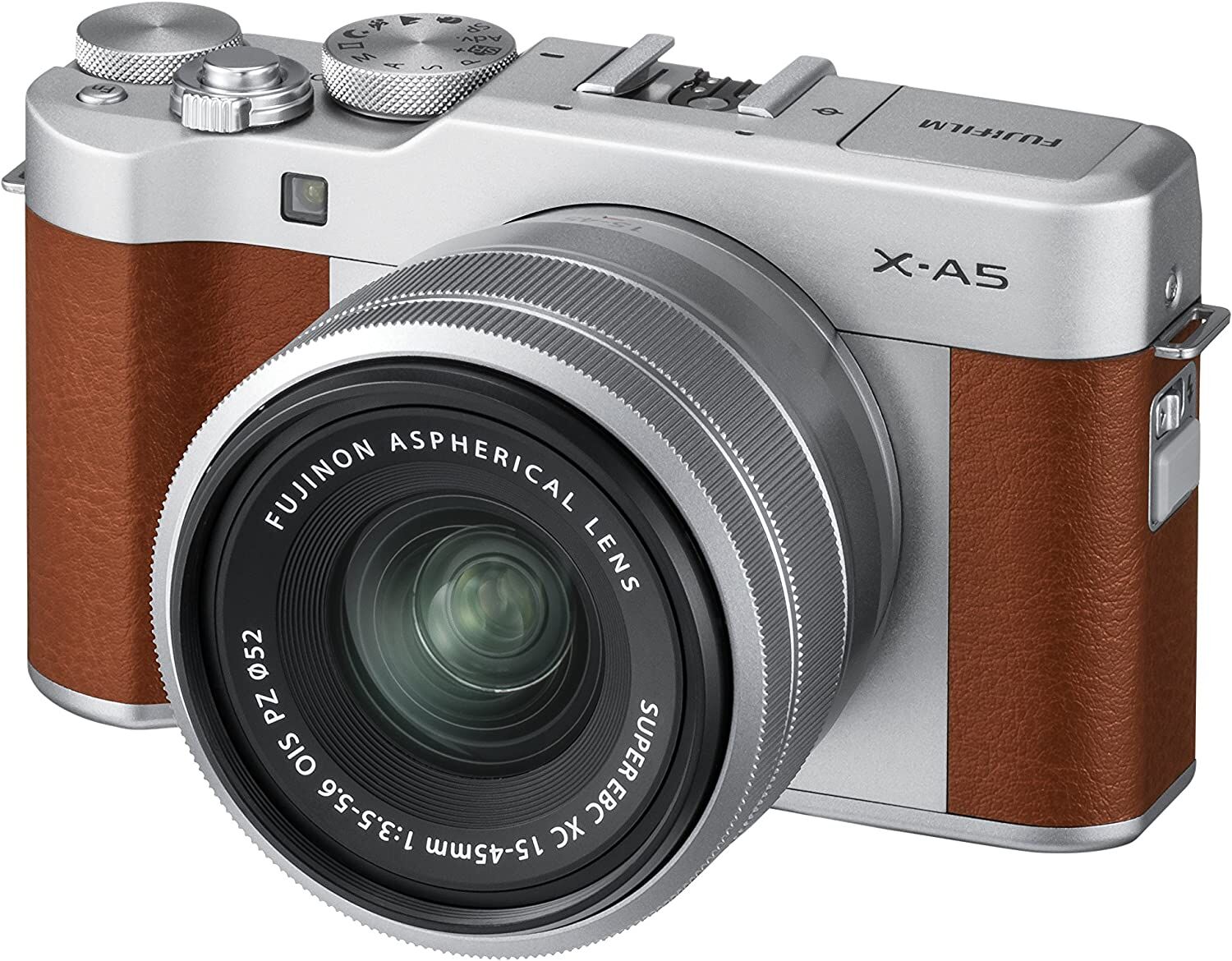 FUJIFILM フジフイルム ミラーレス一眼カメラ X-A5 レンズキット ブラウン