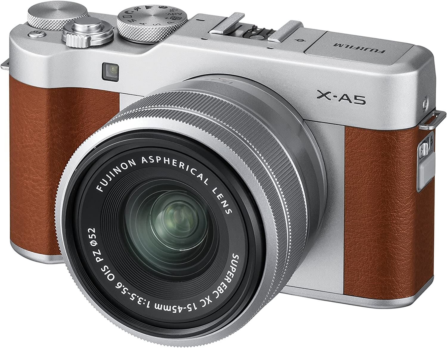 FUJIFILM 富士フィルム ミラーレス一眼カメラ X-A5レンズキット ブラウン X-A5LK-BW