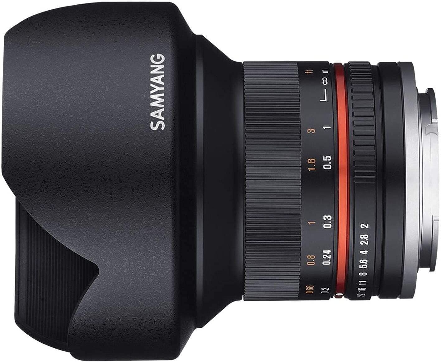 SAMYANG サムヤン 単焦点広角レンズ 12mm F2.0 ブラック フジフイルム X用 APS-C用