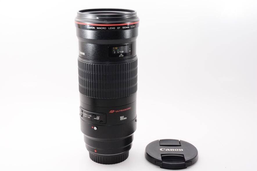 Canon キヤノン 単焦点マクロレンズ EF180mm F3.5L マクロ USM フルサイズ対応