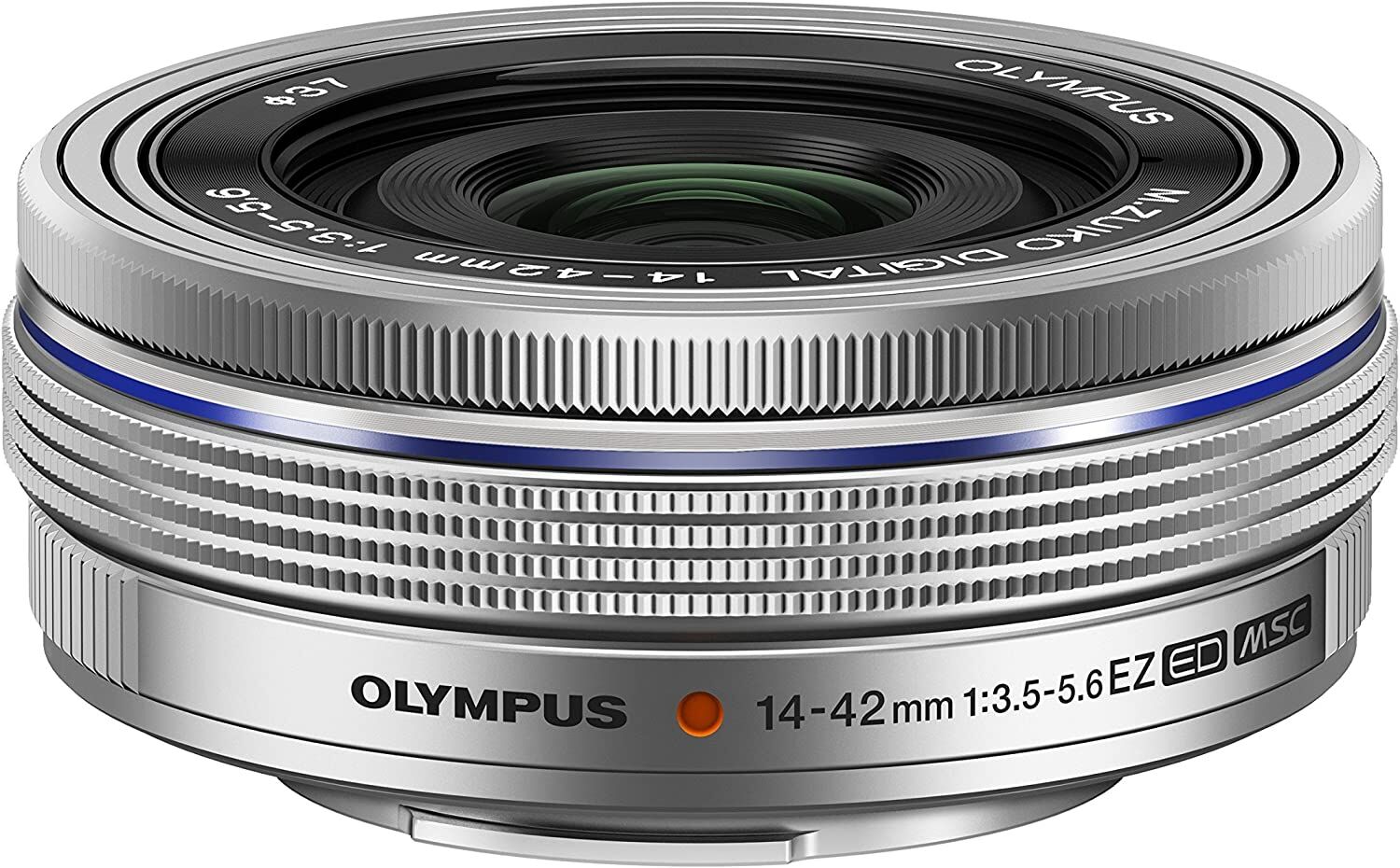 OLYMPUS オリンパス 電動式パンケーキズームレンズ M.ZUIKO DIGITAL ED 14-42mm F3.5-5.6 EZ SLV