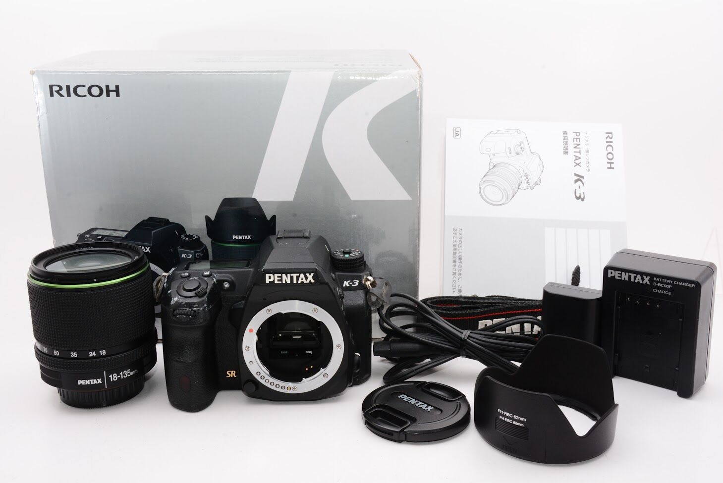 PENTAX ペンタックス デジタル一眼レフカメラ K-3 18-135WR レンズキット ブラック