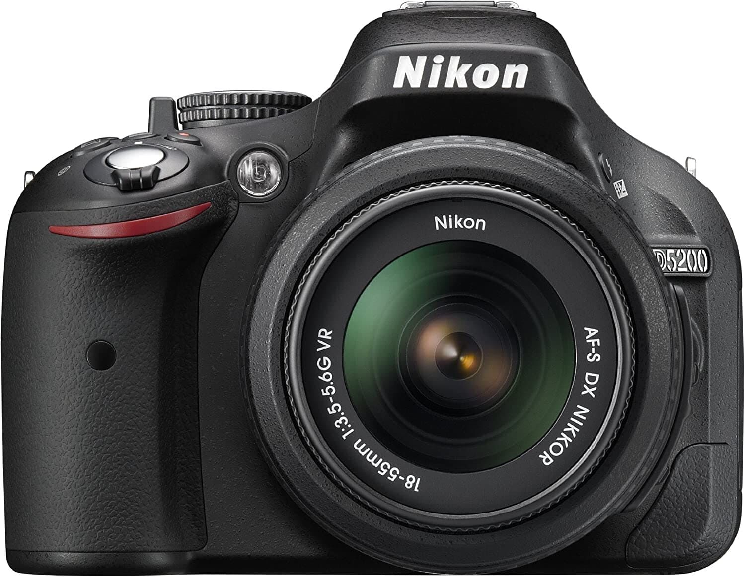 Nikon ニコン デジタル一眼レフカメラ D5200 レンズキット AF-S DX NIKKOR 18-55mm f/3.5-5.6G VR付属 ブラック D5200LKBK
