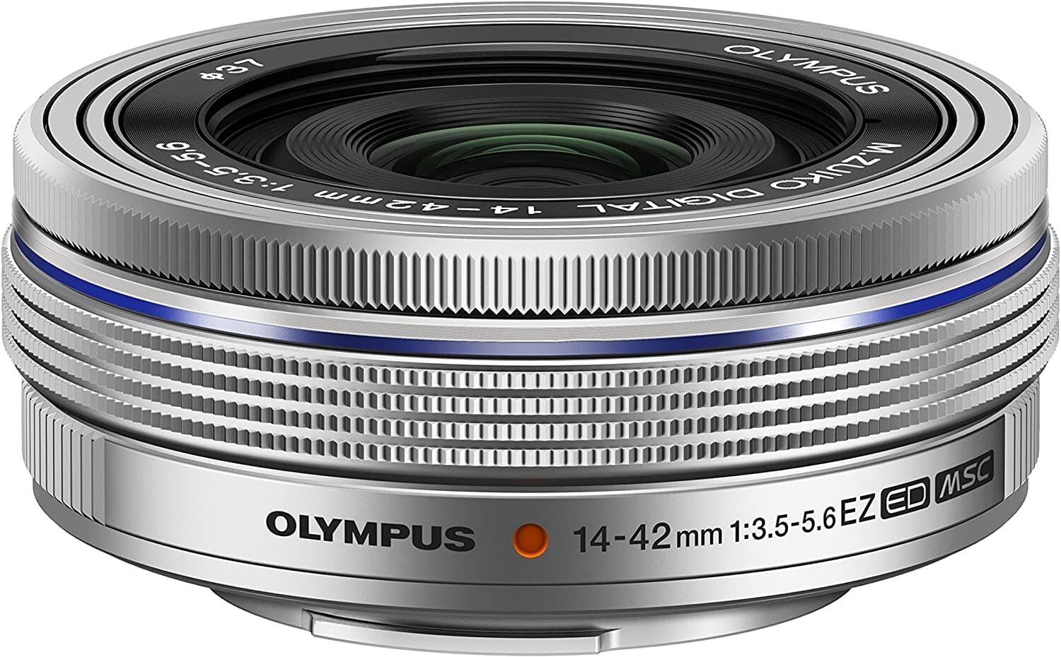 OLYMPUS オリンパス 電動式パンケーキズームレンズ M.ZUIKO DIGITAL ED 14-42mm F3.5-5.6 EZ SLV