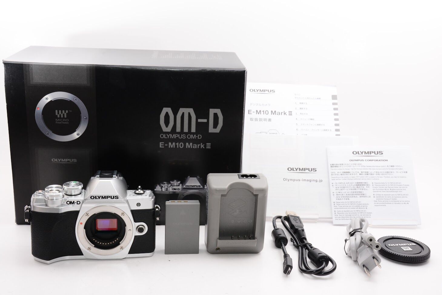 OLYMPUS オリンパス ミラーレス一眼カメラ OM-D E-M10 MarkIII ボディー シルバー