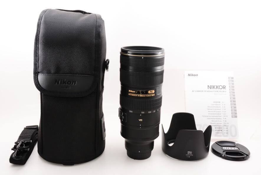 Nikon ニコン 望遠ズームレンズ AF-S NIKKOR 70-200mm f/2.8G ED VR II フルサイズ対応