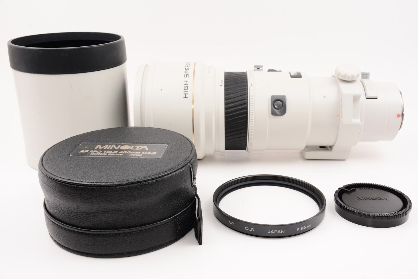 MINOLTA ミノルタ AF APO TELE 400mm 1:4.5(32) ハードケース付き