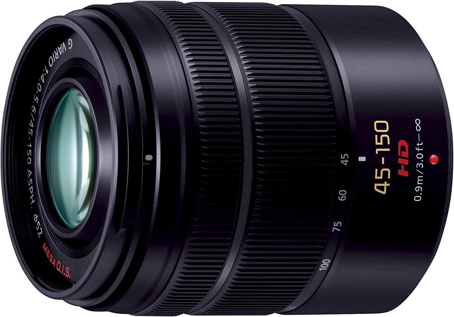 Panasonic パナソニック 望遠ズームレンズ マイクロフォーサーズ用 ルミックス G VARIO 45-150mm/F4.0-5.6 ASPH. /MEGA O.I.S. ブラック H-FS45150-K