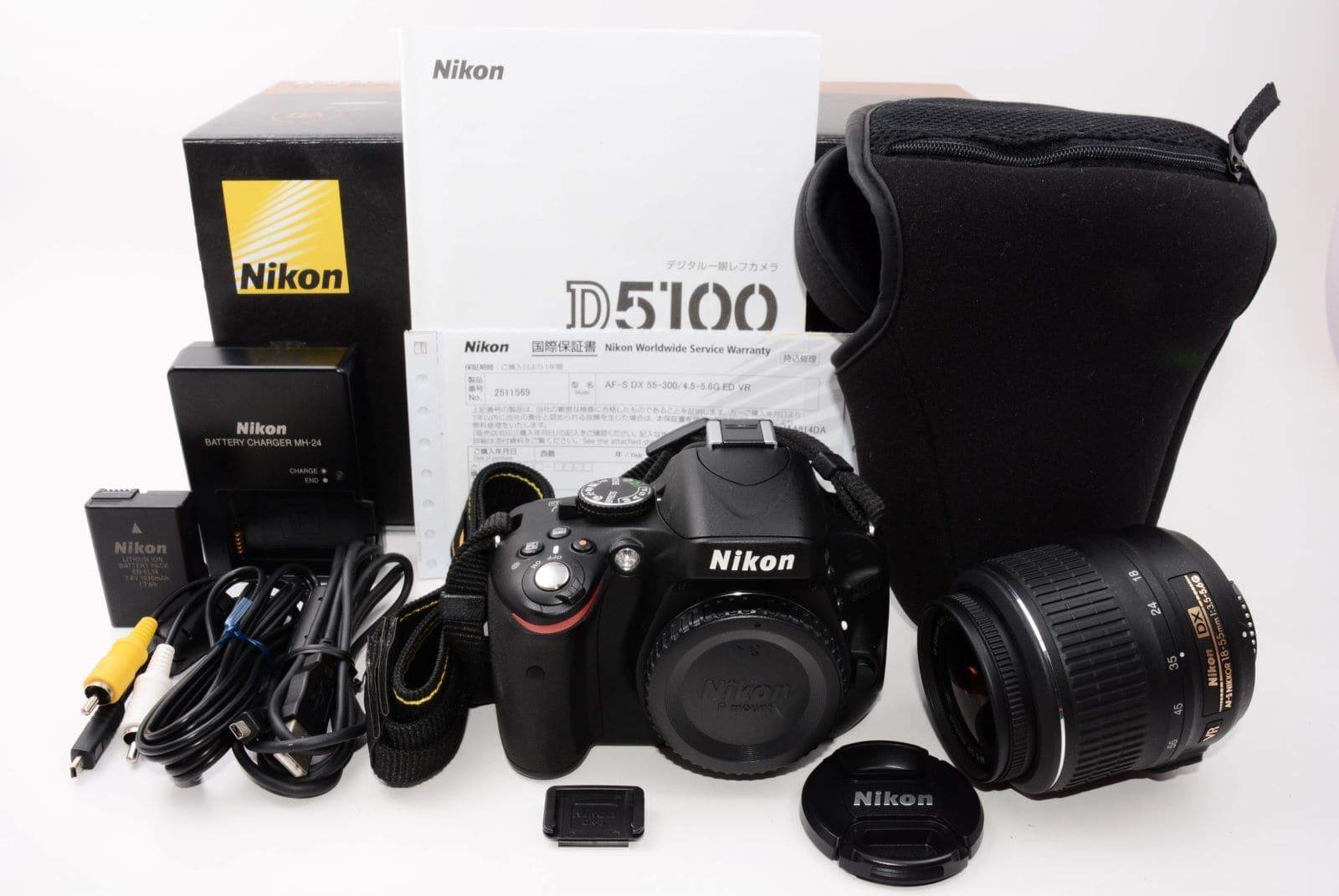 Nikon ニコン デジタル一眼レフカメラ D5100 18-55VR レンズキット